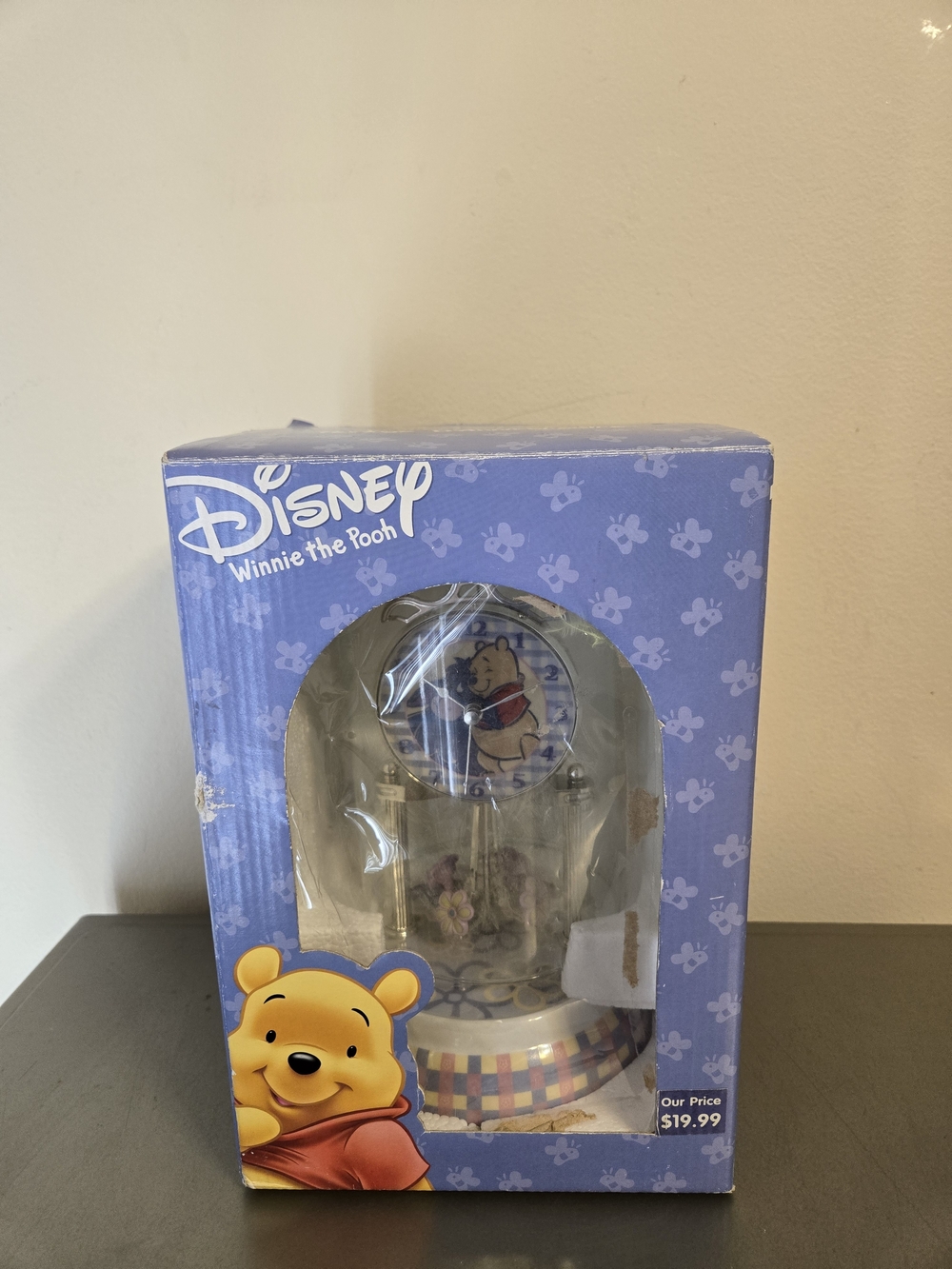 Vintage Disney Winnie the Pooh Anniversary Dome Clock